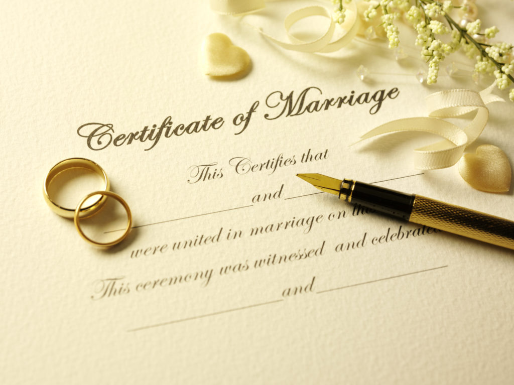 Church Marriage Certificates | Custom Certificates | RhoDesco Print